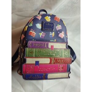Disney / Loungefly - Princess Books / Companions -  Mini Backpack